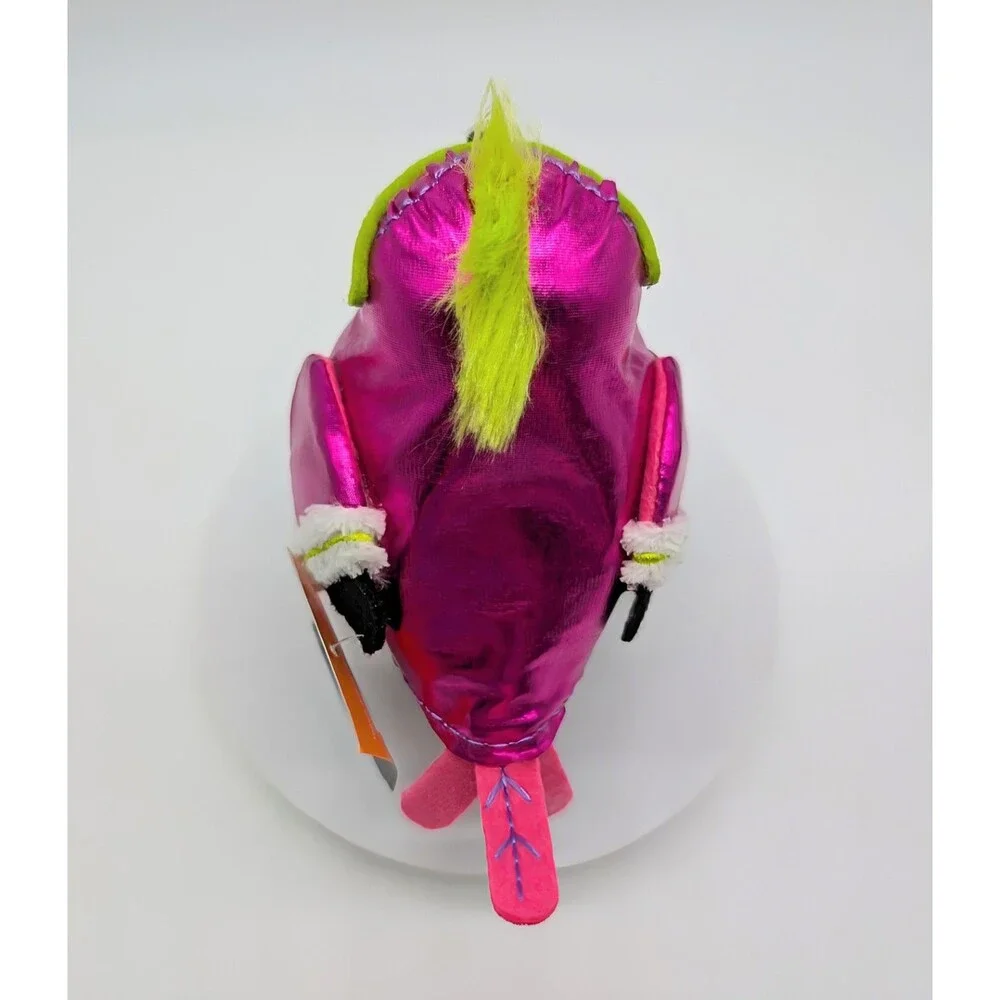 Target Halloween Hyde And Eek! 2024 GLITTERS Fabric Bird Featherly Friends Pink